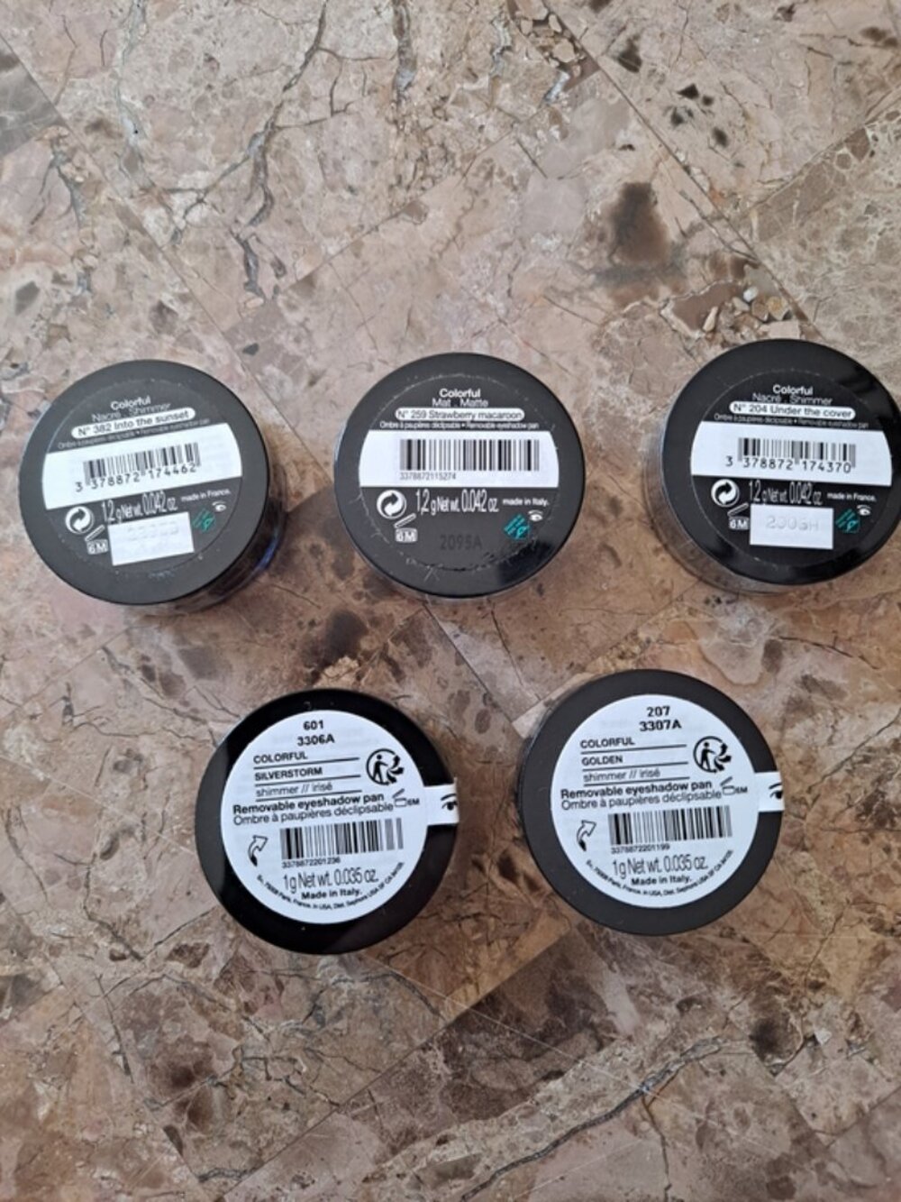 Set of 5 Sephora Eyeshadow Singles- Shimmers & Matte - Picture 2 of 2